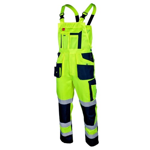 Yellow flash vis bib - yellow, hi