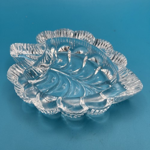 Vintage leaf shaped glass - vintage,