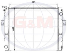 Radiator for TOYOTA Forklift
