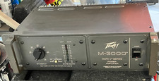 Peavey M-3000 Rack Mount 300W Power Amplifier Working