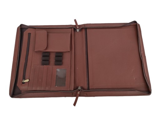 Buffalo leather portfolio - leather,