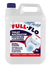 Toilet Macerator Descaler Cleaner All Septic Tank Pump Units, Saniflo Compatible