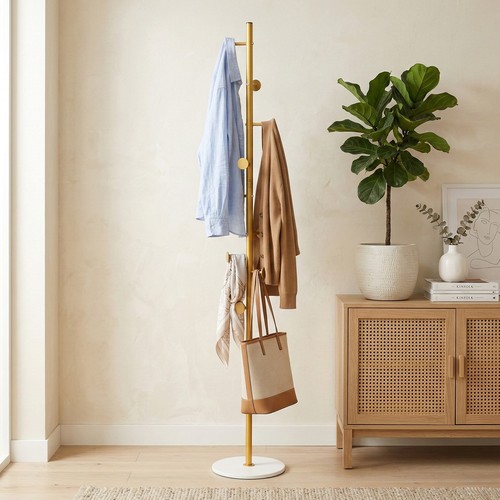 Freestanding metal coat rack - metal,