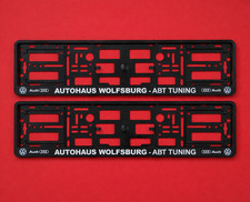 2 x Audi VW ABT TUNING  Number