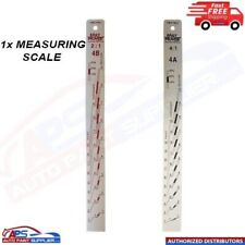 Fast Mover Double-Sided Aluminium Paint Mixing / Measuring Stick 2:1 /4:1 Ratio