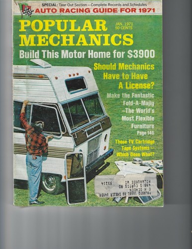 Vintage popular mechanics - vintage,