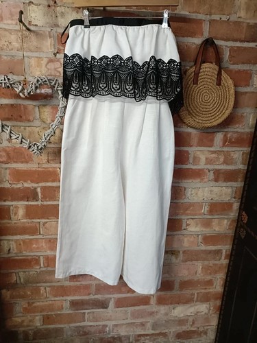 Asos ivory and black lace - ivory,