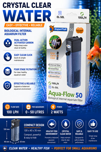 Superfish aqua flow filter - superfish, aqua-flow