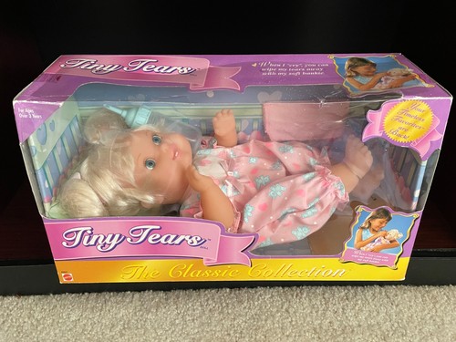 Tiny tears doll mattel classic - mattel,
