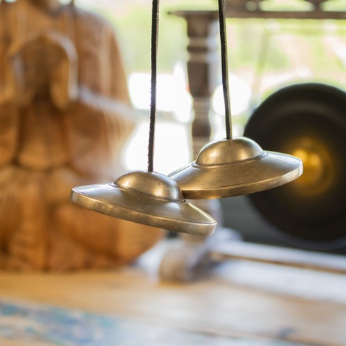 Premium brass tibetan tingsha - brass,