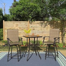 Outdoor Patio Bar Table Set of