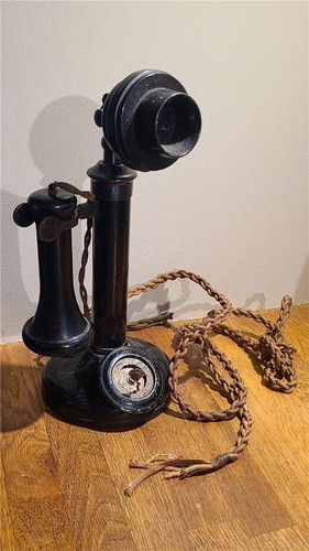 Antique candlestick telephone - antique,