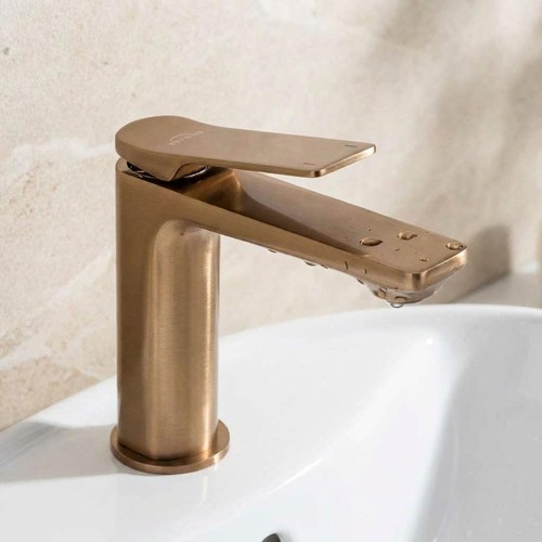 Bathroom sink tap - sink, brushed