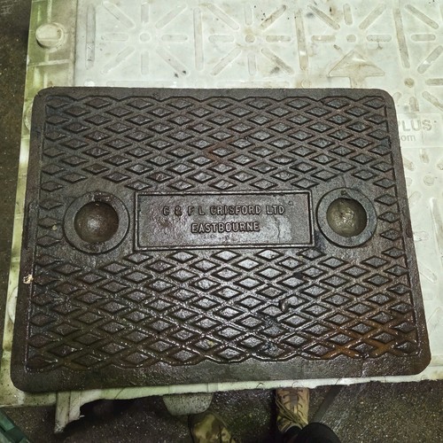 Cast iron manhole cover - iron,