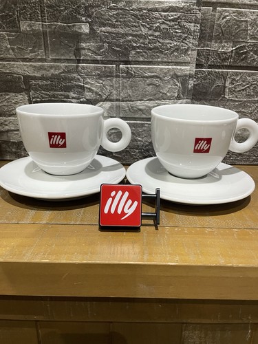 Illy latte cup saucer - illy, x2
