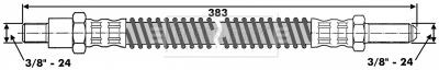 Borg beck bbh6559 brake - &, hose