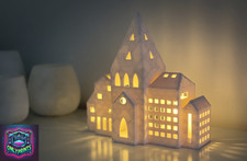 Christmas Modern Tealight Town LED Tealights – Holiday Light Village