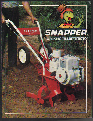 Snapper walking tiller garden - tiller,