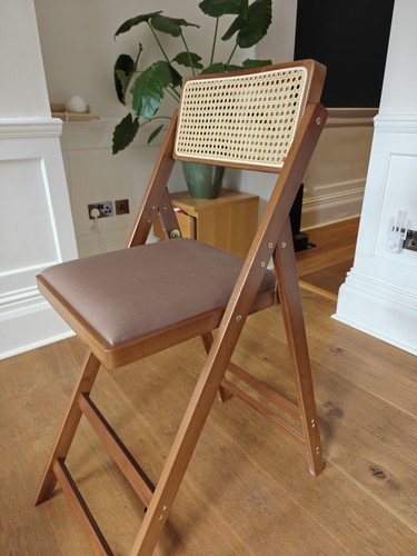 Folding tall bar stool chair - tall,
