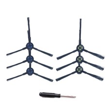 3 Pairs Side Brush + Screwdriver for ILIFE V8S/A9/A7/X750/X800/X787/X785