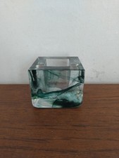 Kosta Boda Glass Brick Cube