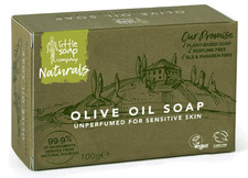 Little Soap Olive Oil Bar - Vegan, Cruelty Free, No 100 g (Pack of 1)