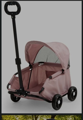 Pink foldable pet dog cat - foldable,