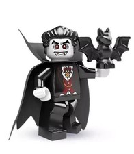 Vampire with Cape and Bat Series 2 Halloween LEGO® Minifigure Mini Figure Sealed