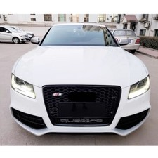 Front Grill For Audi A5 B8 Sline S5 2007-11 Front Grille RS Gloss Black Grill