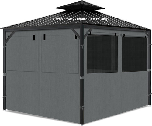 Gazebo privacy curtains x - privacy,