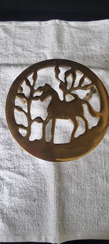 Brass kettle stand - kettle,