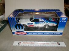 MISS MIGHTY MOPAR 1974 PLYMOUTH DUSTER NHRA 1/18 DIECAST AUTOGRAPHED DRAG CAR