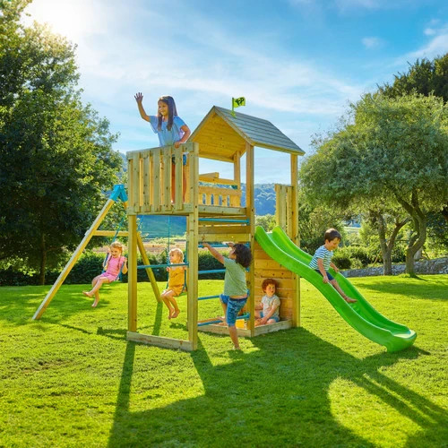 Kids garden playhouse rock - garden,