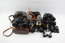 Assorted Vintage Binoculars of Various Brands and Magnifications Job Lot