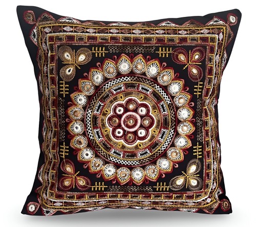 Indian cushion cover boho - cushion,