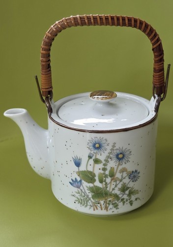 Stoneware tea pot - stoneware, vintage
