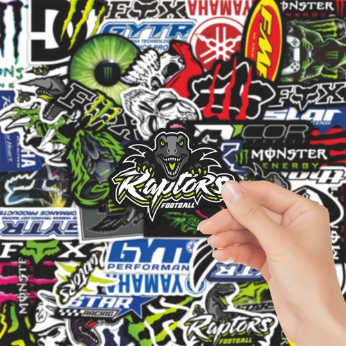 100 pcs monster energy - 100,