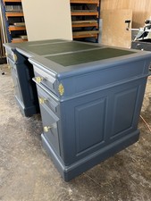 Hand Made  Painted Mahogany Office Desk