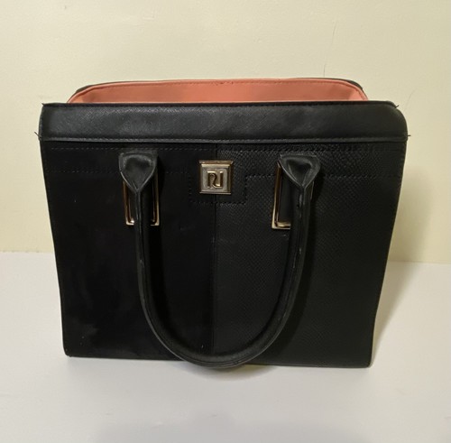 River island large black suede - island,