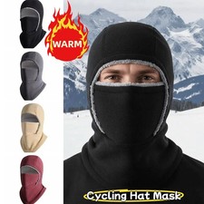Windproof Fleece Balaclava Cycling Cap Warm Thicken Thermal Ski Cap Women Men