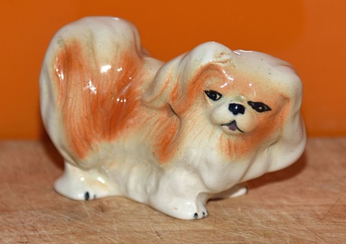 Vintage pekingese dog - pekingese,