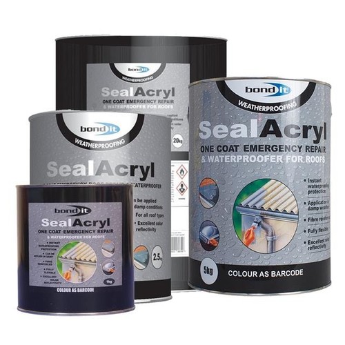 Seal acryl roof - repair, paint