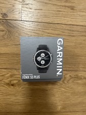 Garmin Fenix 5s Plus with Purple Silicone Strap Multisport GPS Watch