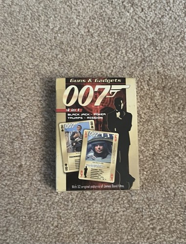 James bond 007 fact card - james,