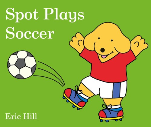 Spot plays soccer - soccer, board