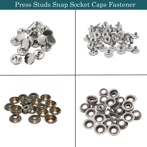 15mm press studs - 15mm, four