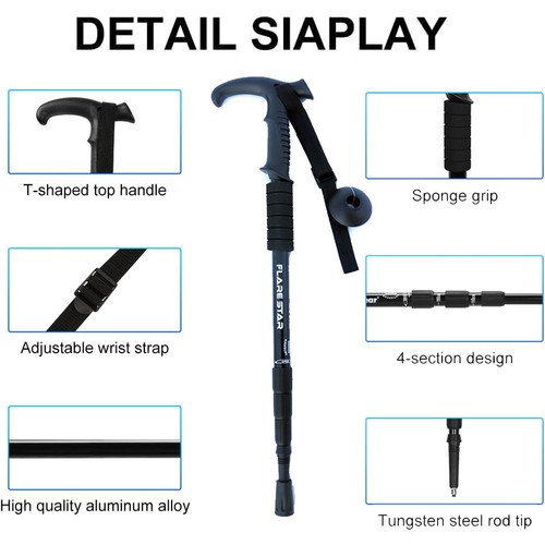 Pair trekking poles - trekking,