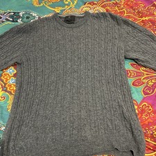 M&S Collection Grey Cable Knit