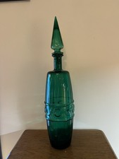 Vintage green  Glass Genie