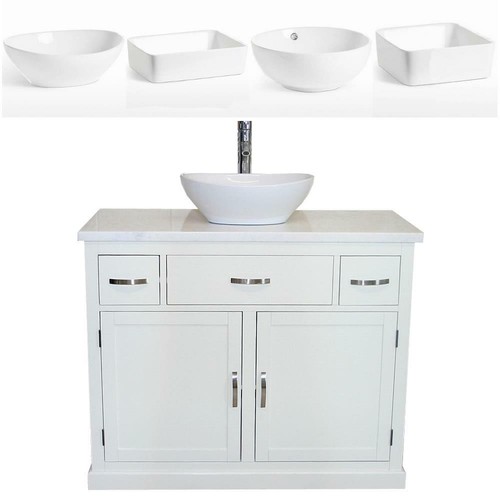 Bathroom vanity unit white - |,